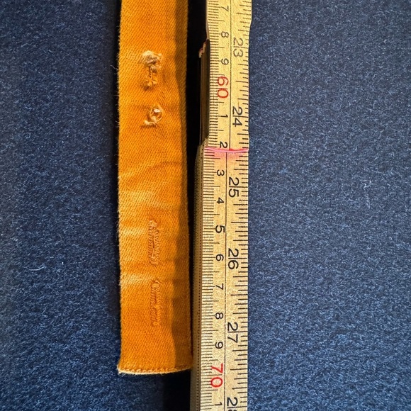 Sage Women's Mustard Button-Front Jumpsuit Sz XS - Picture 12 of 14